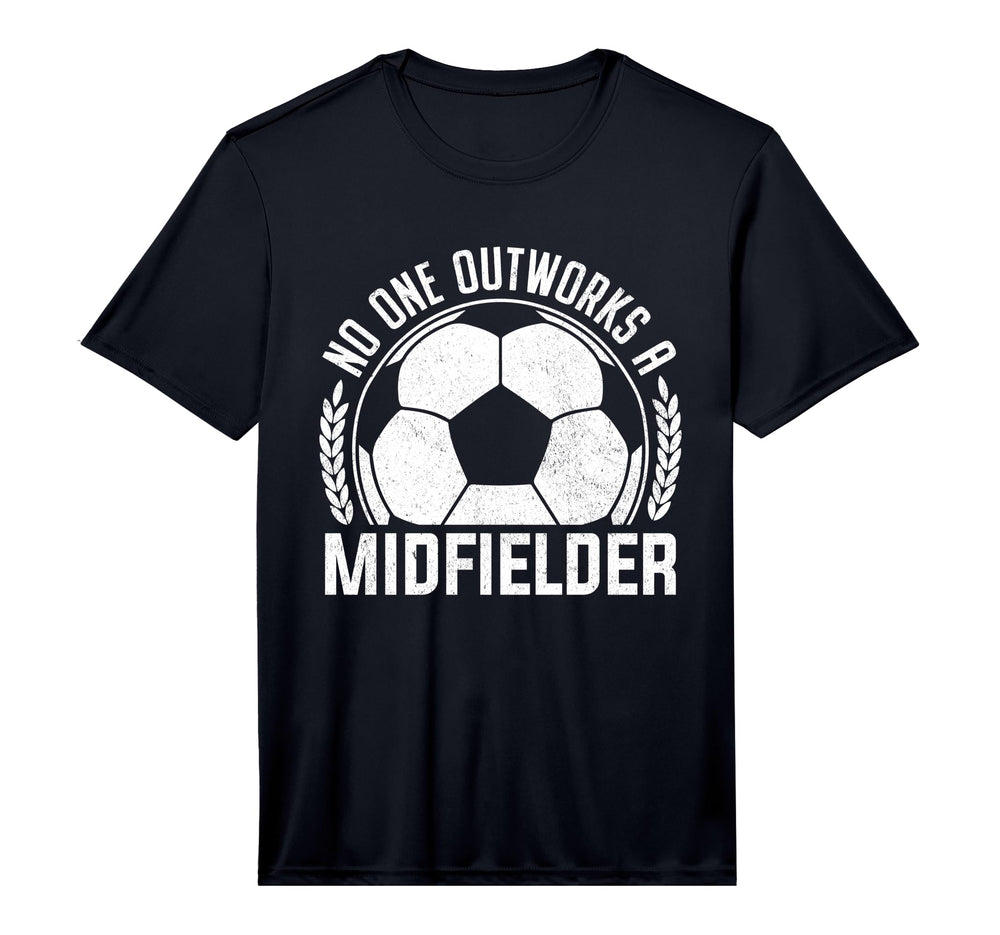 Mens No One Outworks Midfielder T-Shirt - Streetwear Style for Adults