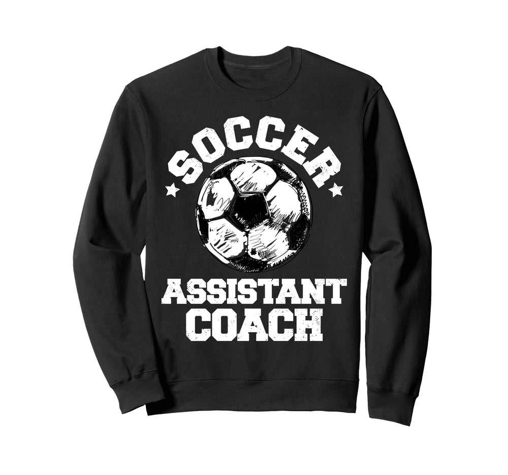 Soccer Assistant Coach Soccer Ball Sweatshirt - Graphic Print Men Women