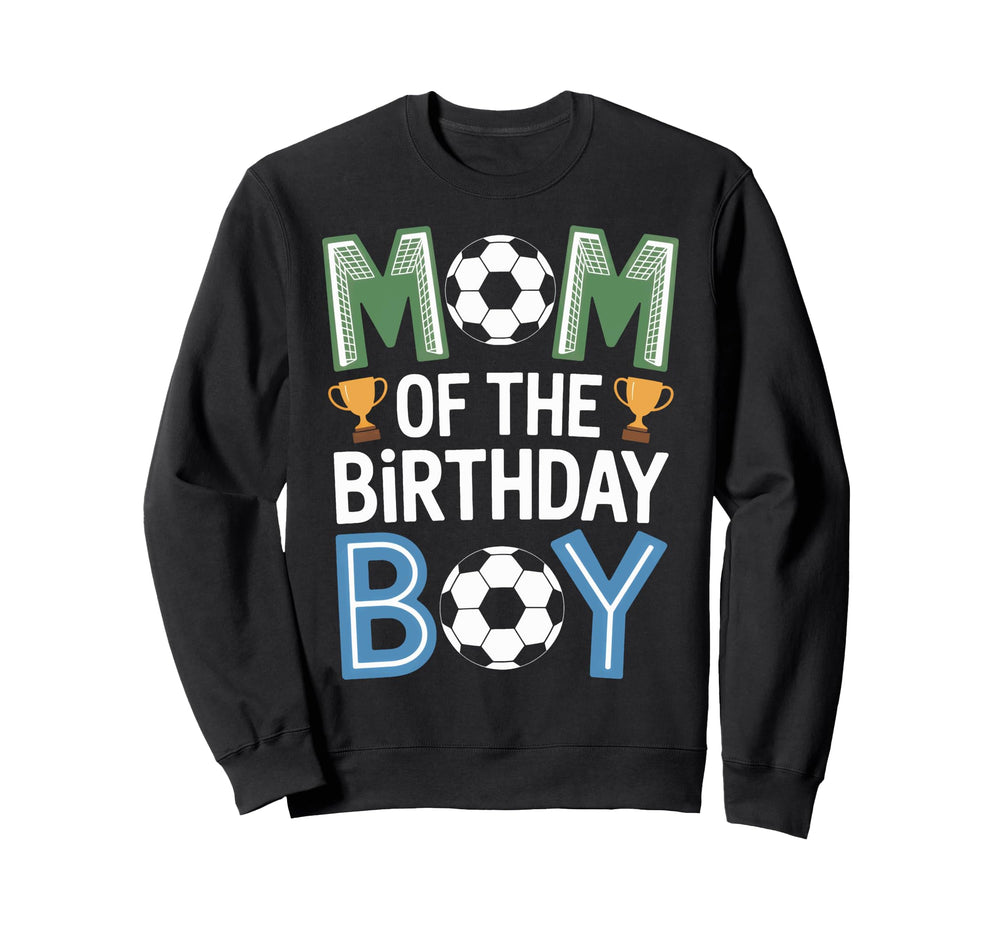 Soccer Mom Birthday Soccer Party Sweatshirt - Minimalist Print Unisex