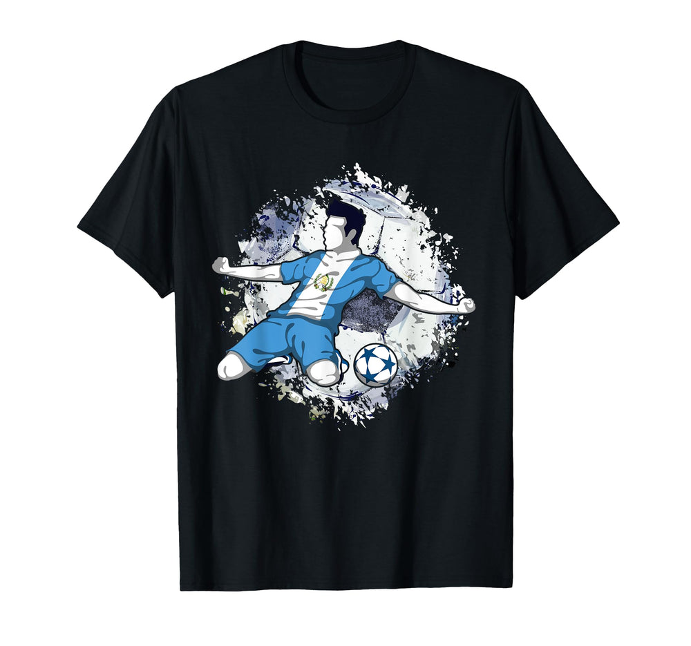 Guatemala Soccer Guatemalan National T-Shirt - Custom Art Print for Adults