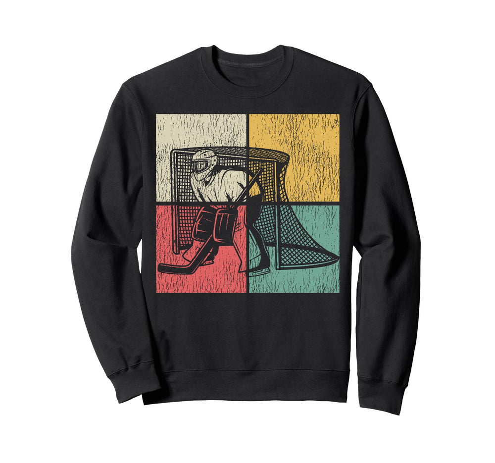Ice Hockey Goalie Goalkeeper Sweatshirt - Custom Art Print Men Women