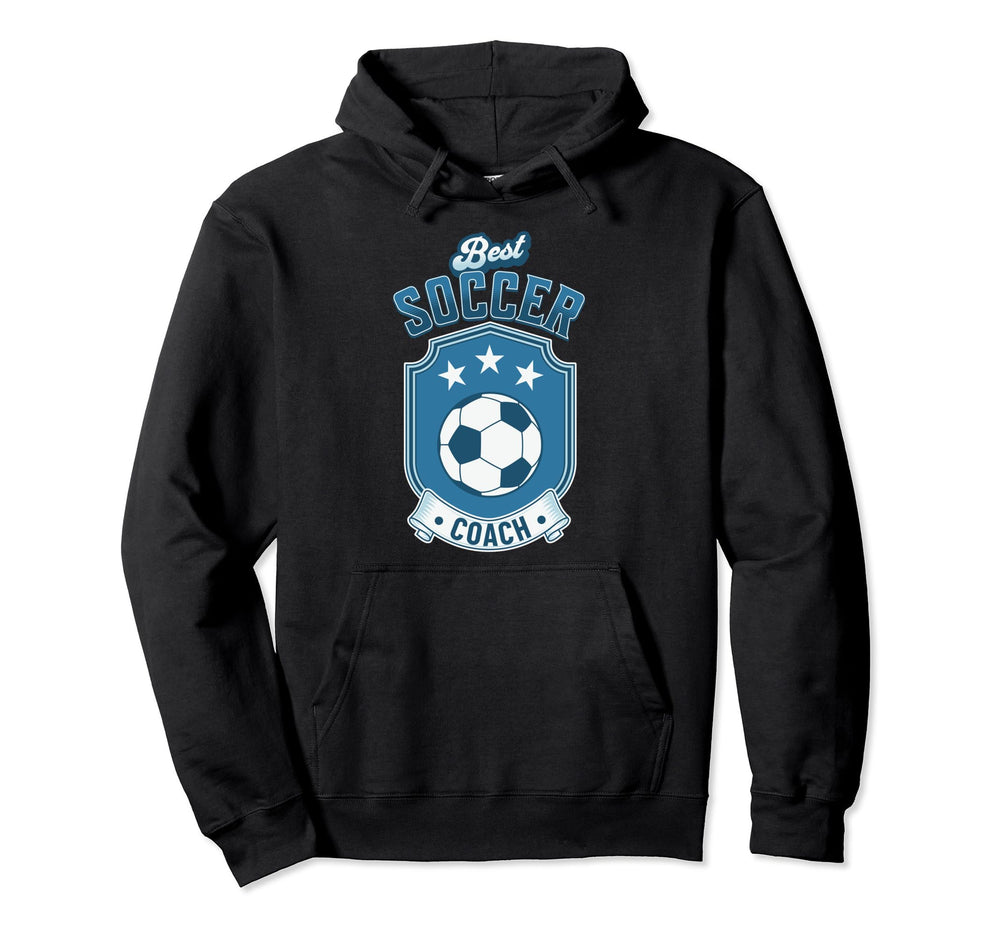 Fun Gift Best Soccer Coach Hoodie - Unique Graphic for Adults