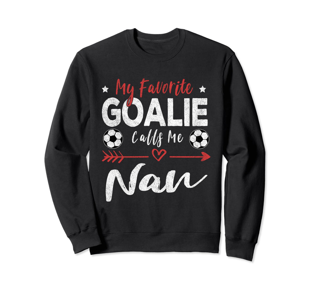 Funny Soccer Goalie Goalkeeper Mom Sweatshirt - Graphic Print Unisex