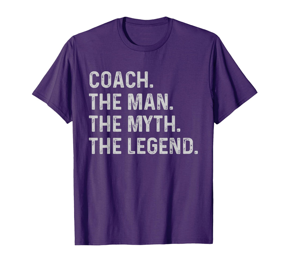 Coach Myth Legend Funny Gift Coach T-Shirt - Unique Graphic for Adults