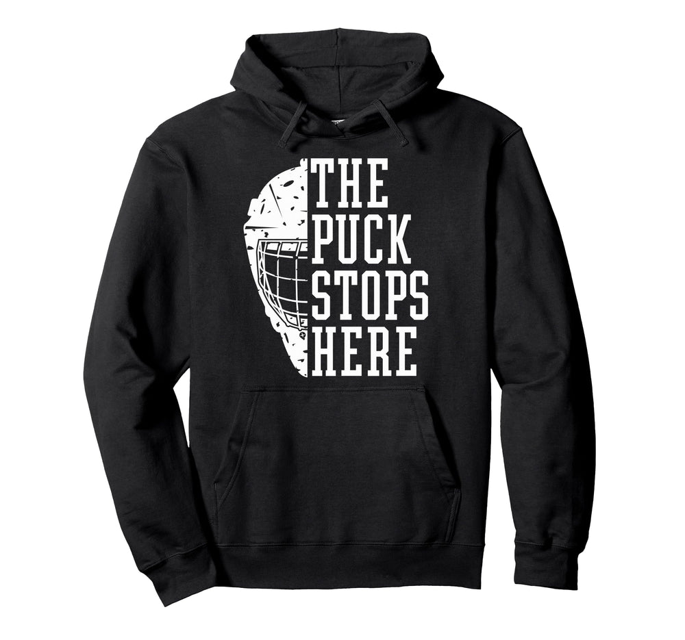 Hockey Goalkeeper Mask Player Outfit Ice Hoodie - Unique Graphic Unisex