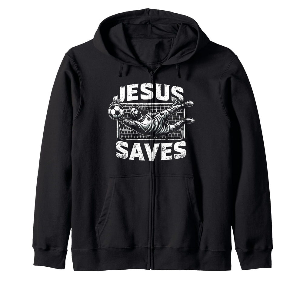 C J S Religious Christian Soccer Hoodie - Casual Everyday Wear Unisex
