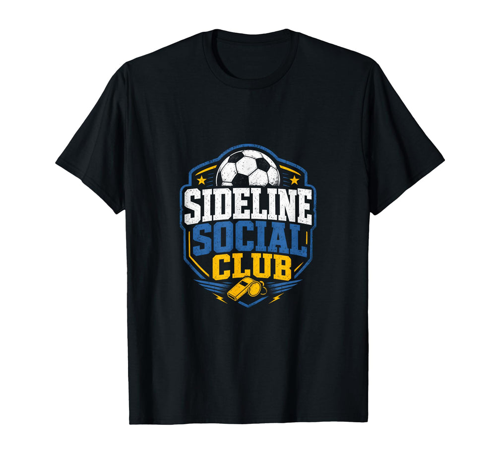 Sideline Social Club Soccer Team T-Shirt - Streetwear Style for Adults