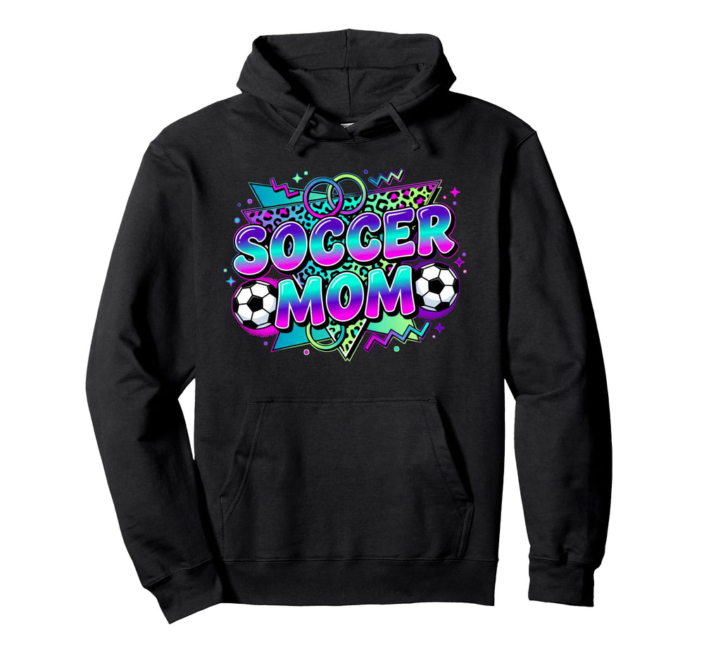 Soccer Mom Leopard Game Day Sideline 90S Hoodie - Minimalist Print Unisex