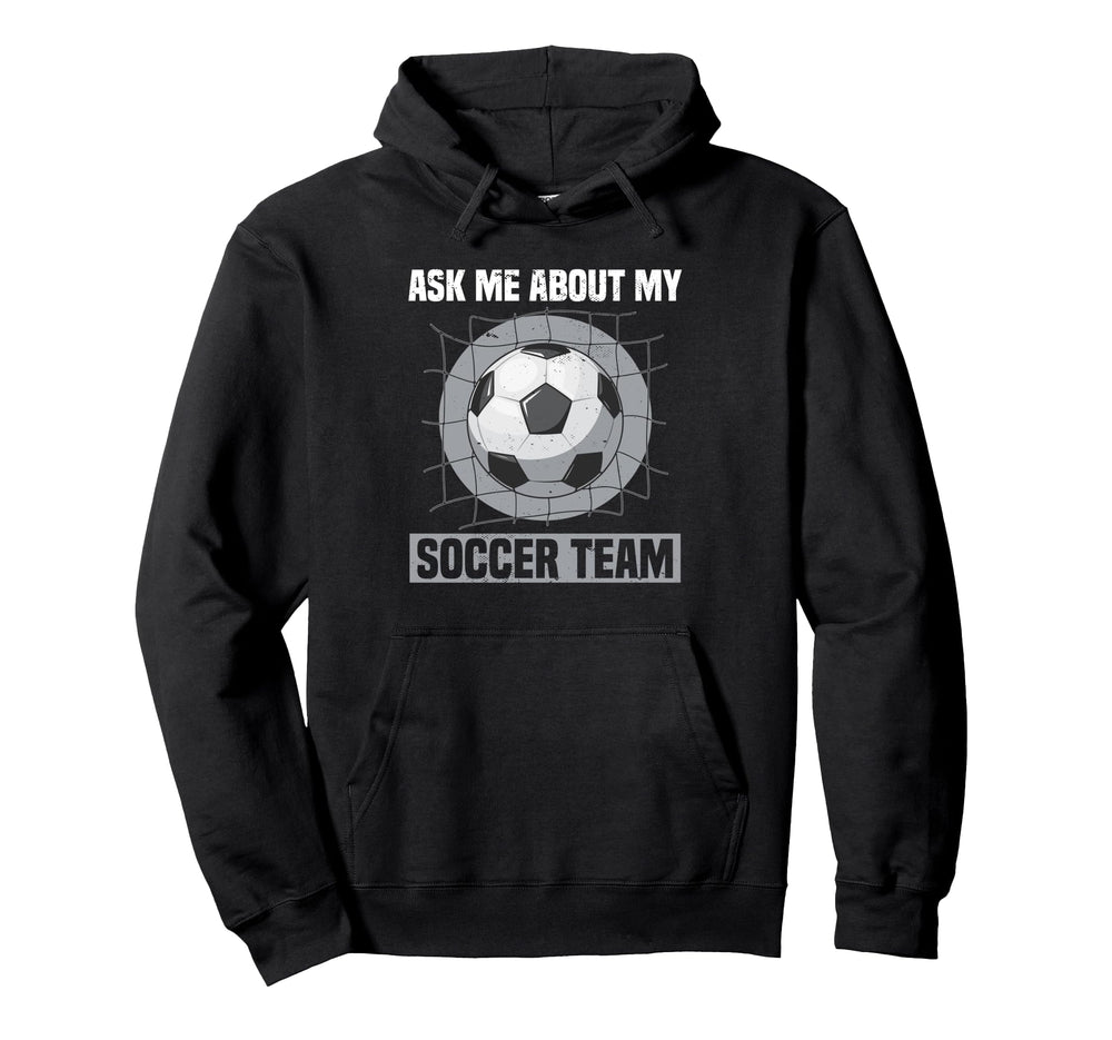 Coaching Soccer Dad Coach Soccer Coach Hoodie - Graphic Print Unisex