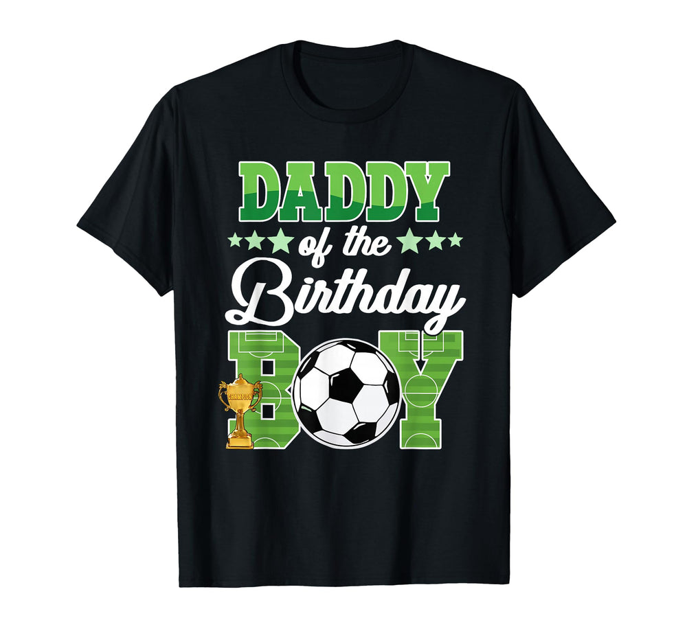 Soccer Daddy Birthday Party Soccer T-Shirt - Fun Novelty Design for Adults