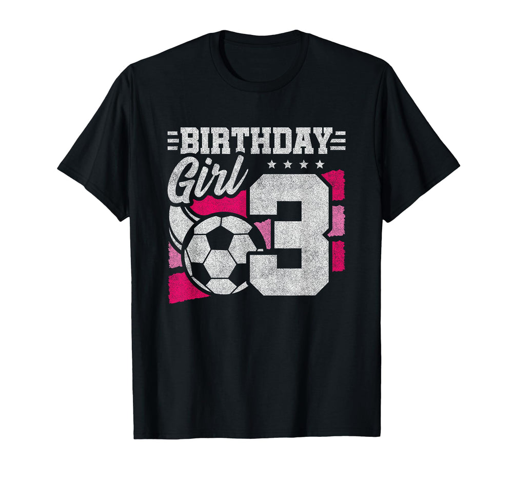 3 Year Old Soccer Birthday 3Rd T-Shirt - Streetwear Style Men Women