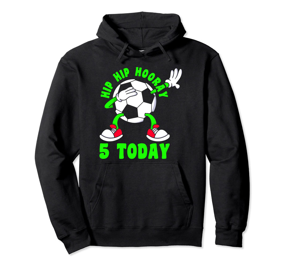 Happy 5 Birthday 5 Year Old Dabbing Hoodie - Custom Art Print Unisex