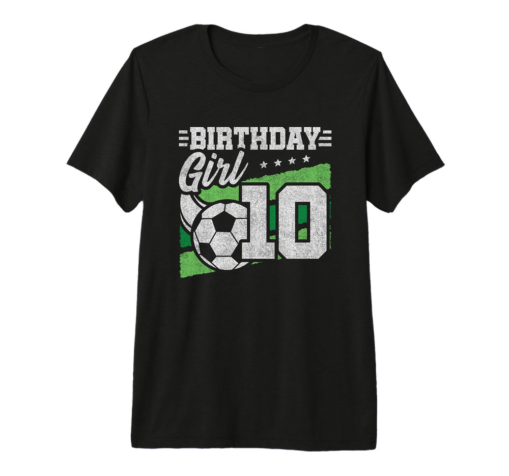10Th Birthday Soccer Party 10 Year Old T-Shirt - Fun Novelty Design Unisex