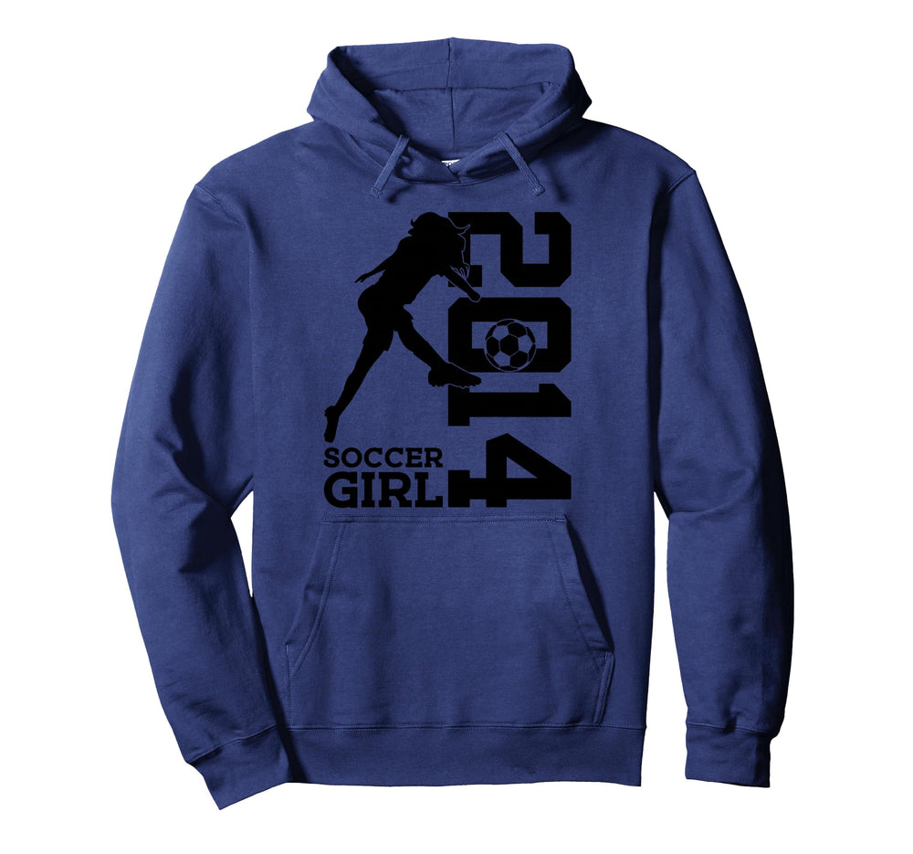 12Th Birthday Soccer 2014 Hoodie - Minimalist Print Unisex