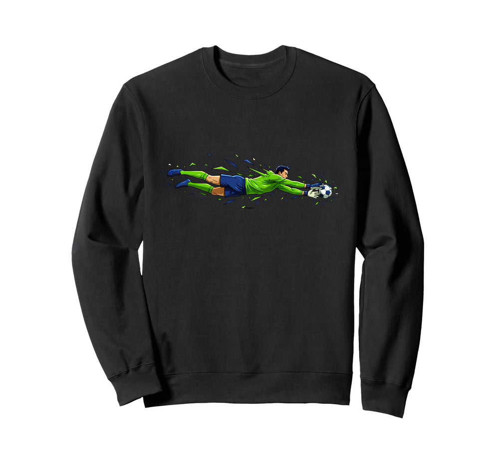Football Soccer Goalkeeper Safe Comic Sweatshirt - Novelty Apparel Unisex