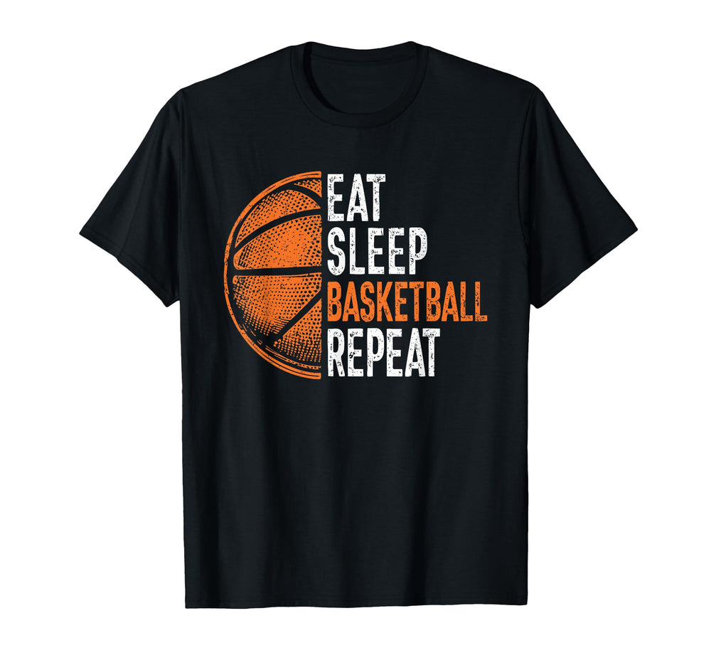 Basketball Team Coach Player Fan Eat T-Shirt - Minimalist Print for Adults