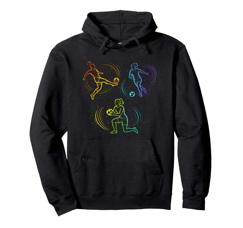 Womens Soccer Goalie Soccer Player Hoodie - Unique Graphic for Adults
