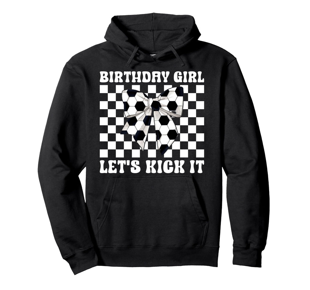Soccer Soccer Mom Coquette Birthday Hoodie - Minimalist Print Men Women