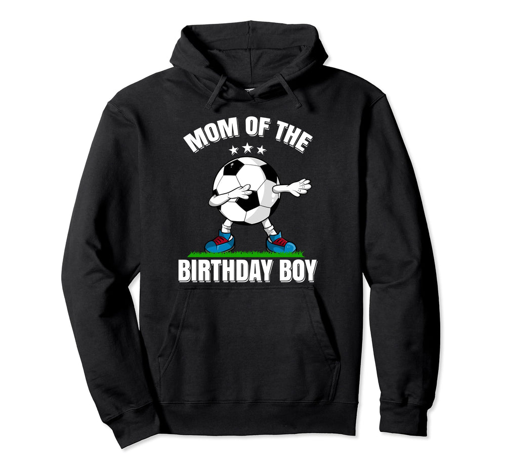 Mom Birthday Funny Dabbing Soccer Lover Hoodie - Graphic Print Unisex