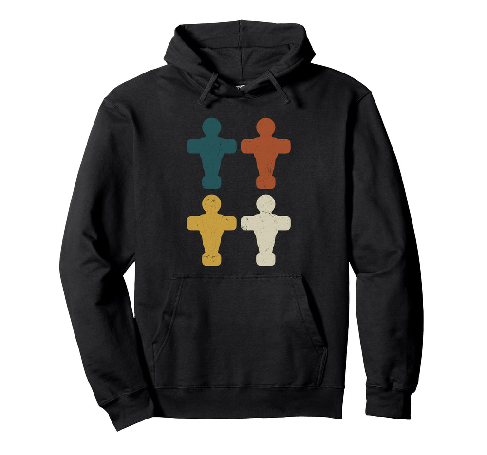 Foosball Player Figures Table Football Hoodie - Novelty Apparel Unisex