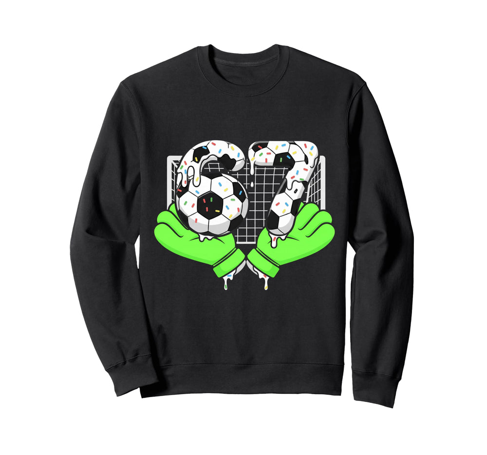 67 Soccer Ball Goalie Net Sweatshirt - Fun Novelty Design for Adults