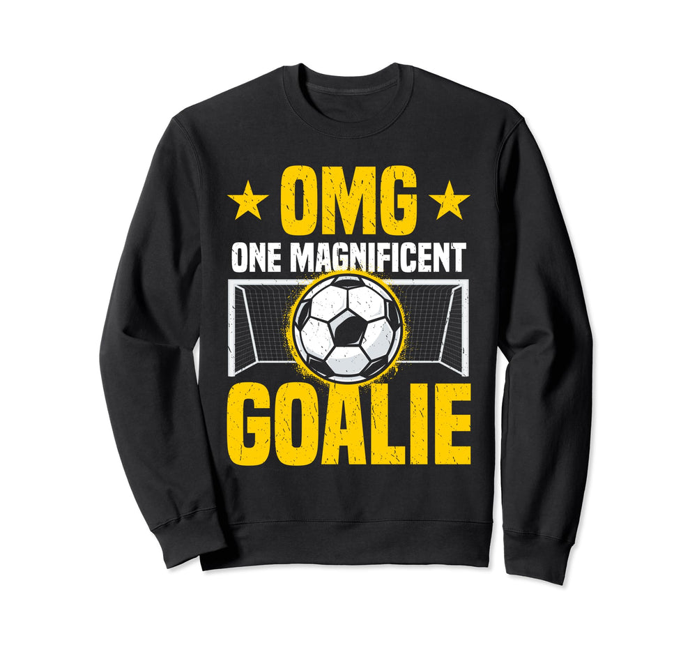 Soccer Goalie Goalkeeper Goaltender Sweatshirt - Aesthetic Graphic Unisex