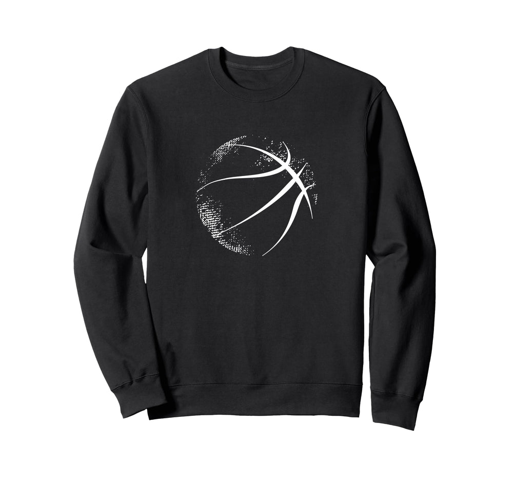Basketball Silhouette Basketball Sweatshirt - Custom Art Print for Adults