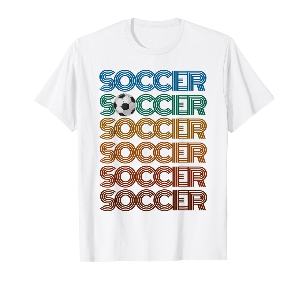 Soccer Repeat Just Who Loves T-Shirt - Casual Everyday Wear for Adults