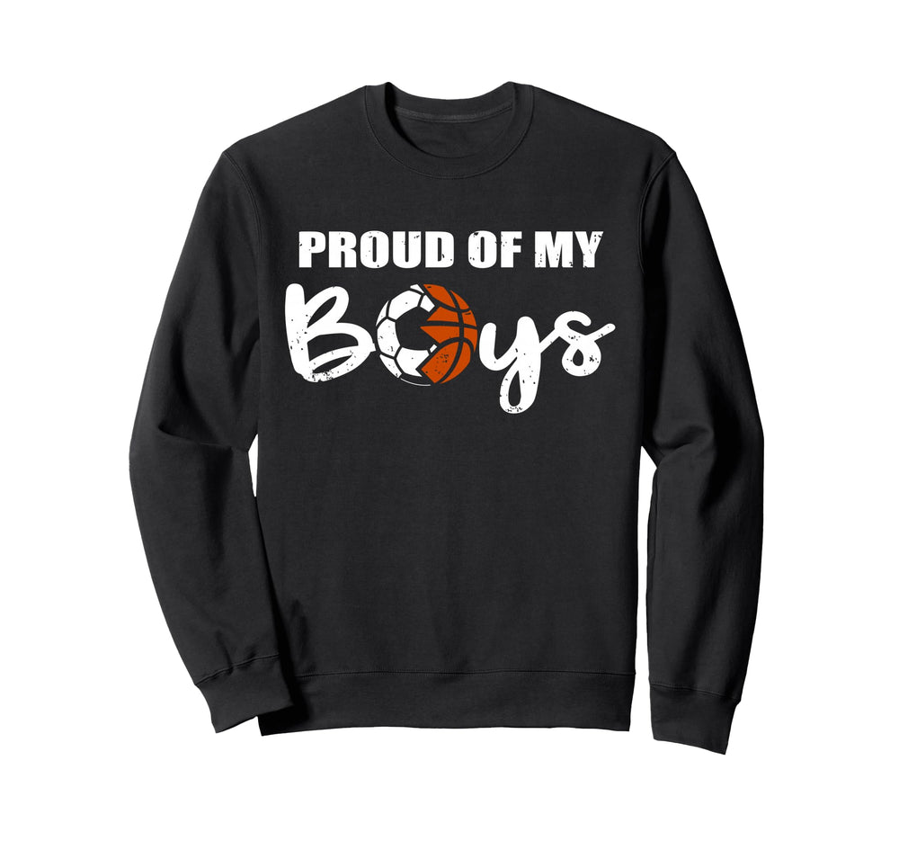 Proud My Funny Soccer Sweatshirt - Casual Everyday Wear for Adults