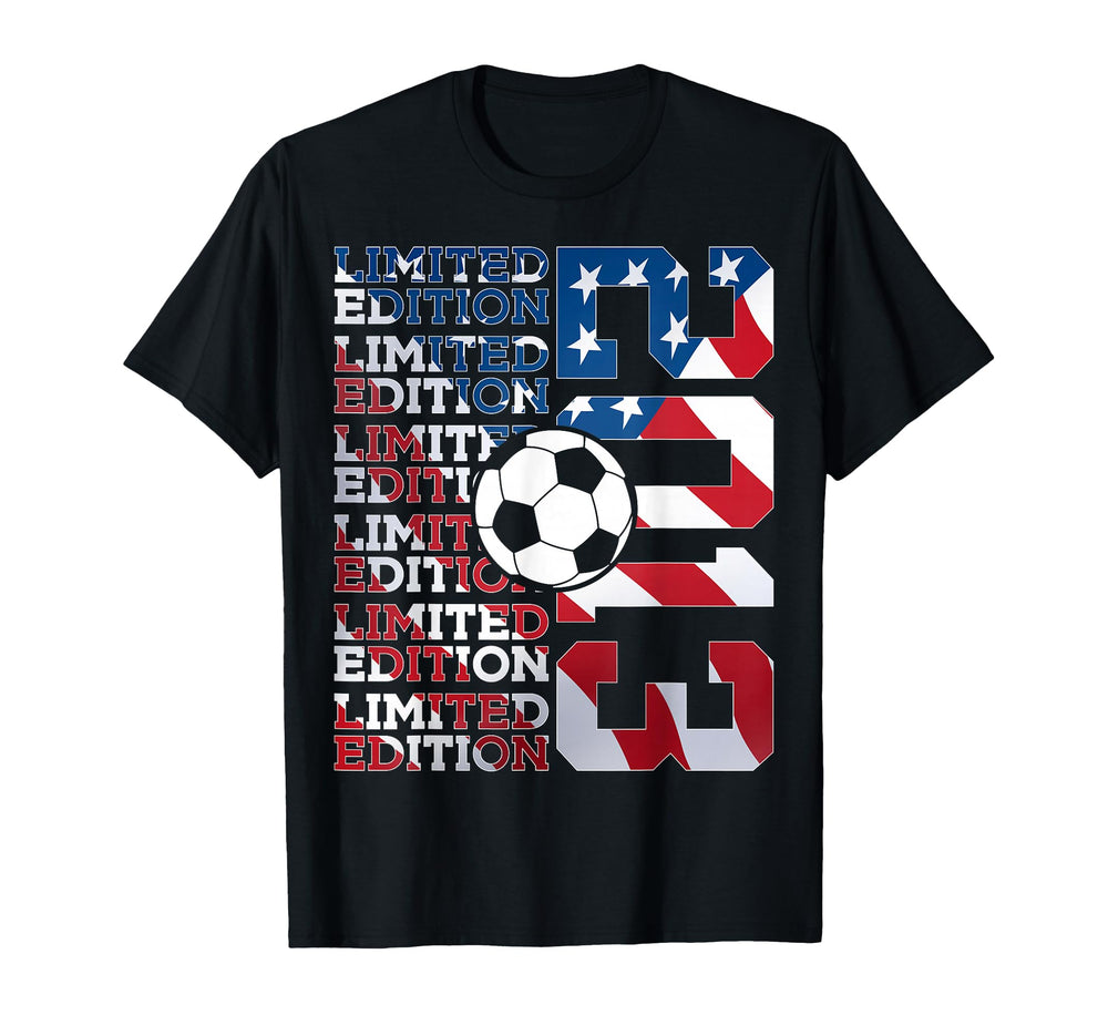 2013 13 Years Soccer 13Th Birthday T-Shirt - Fun Novelty Design for Adults