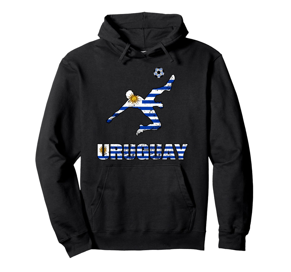 Uruguay Football Soccer Game Player Hoodie - Minimalist Print Men Women