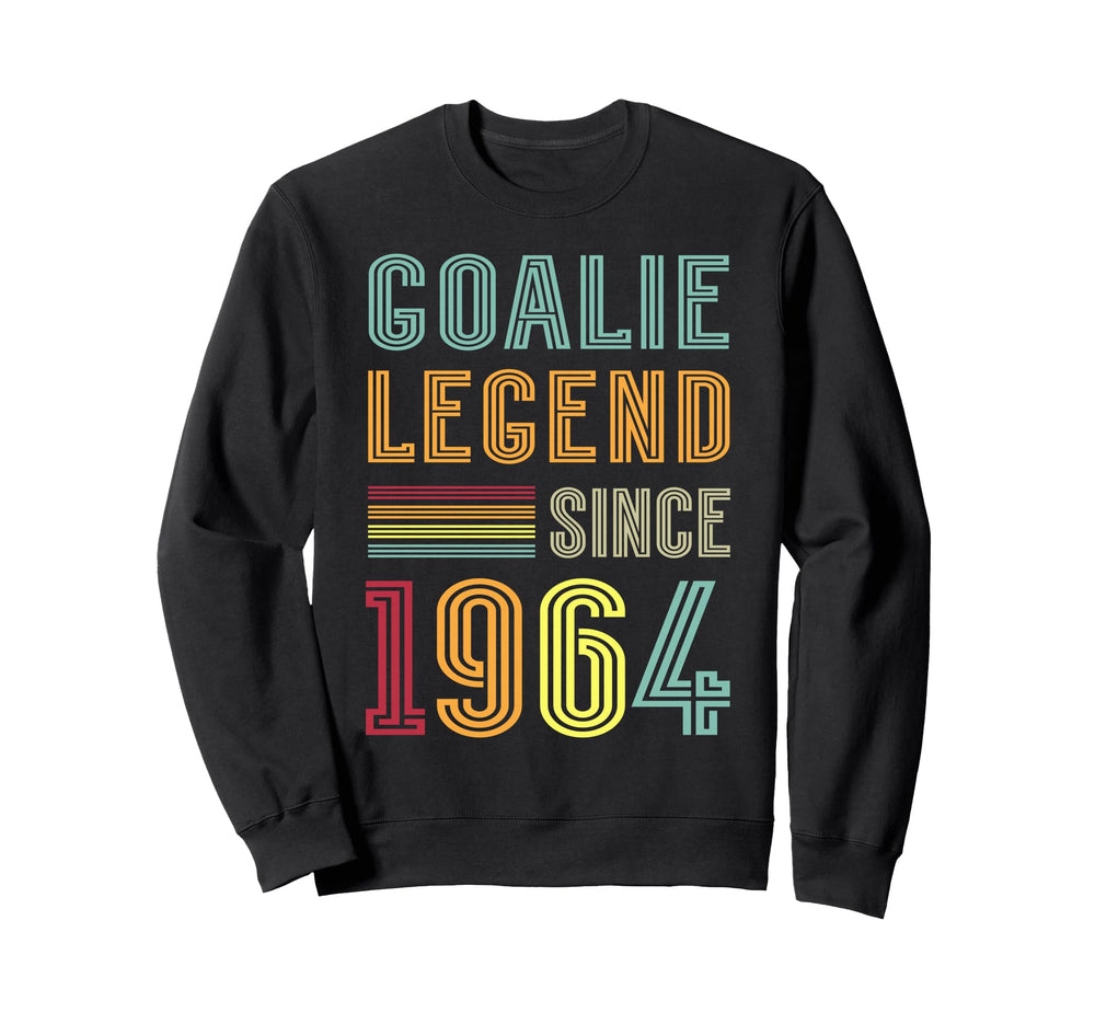 Goalkeeper Legend 1964 Sports Sweatshirt - Fun Novelty Design Men Women