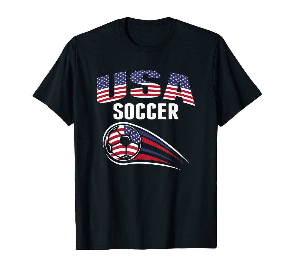 America Soccer Fans Jersey United T-Shirt - Streetwear Style Men Women