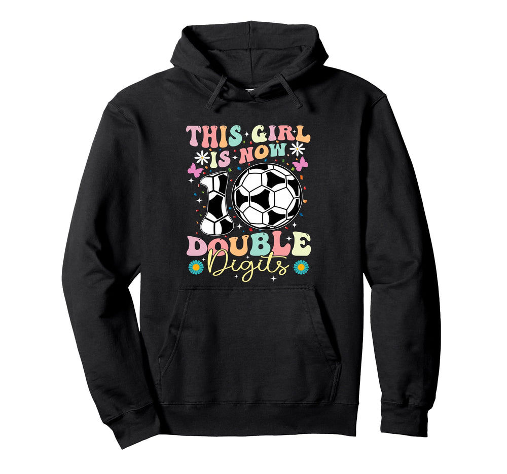 This Now 10 Double Digits Soccer 10 Hoodie - Aesthetic Graphic for Adults