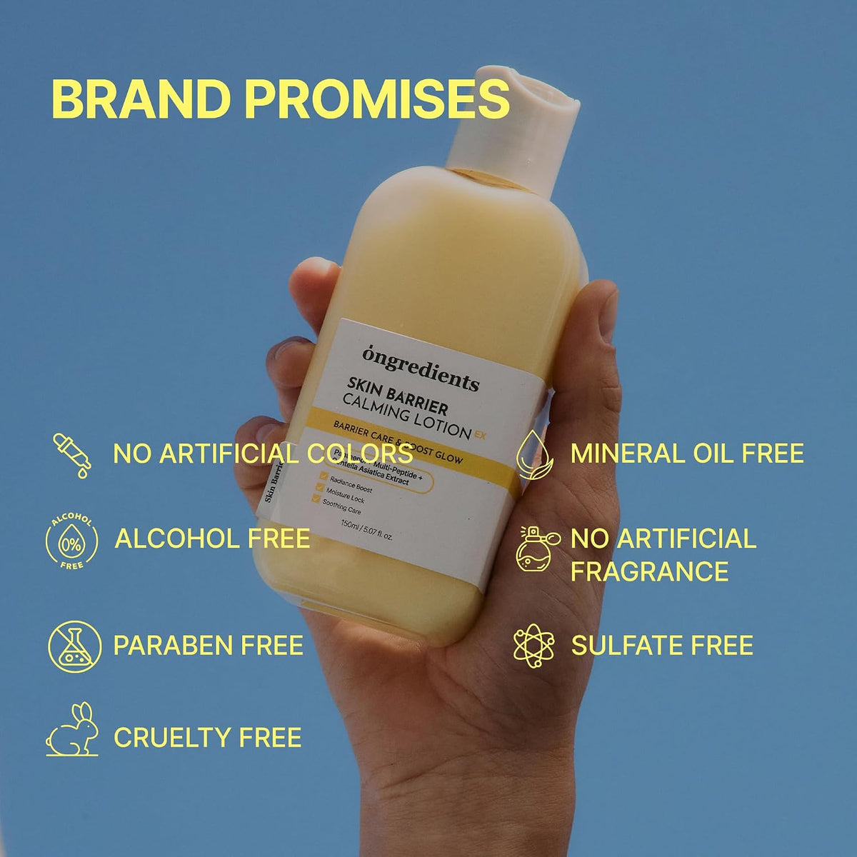 ongredients Skin Barrier Calming Lotion Barrier Care & Boost Glow - Snipetell