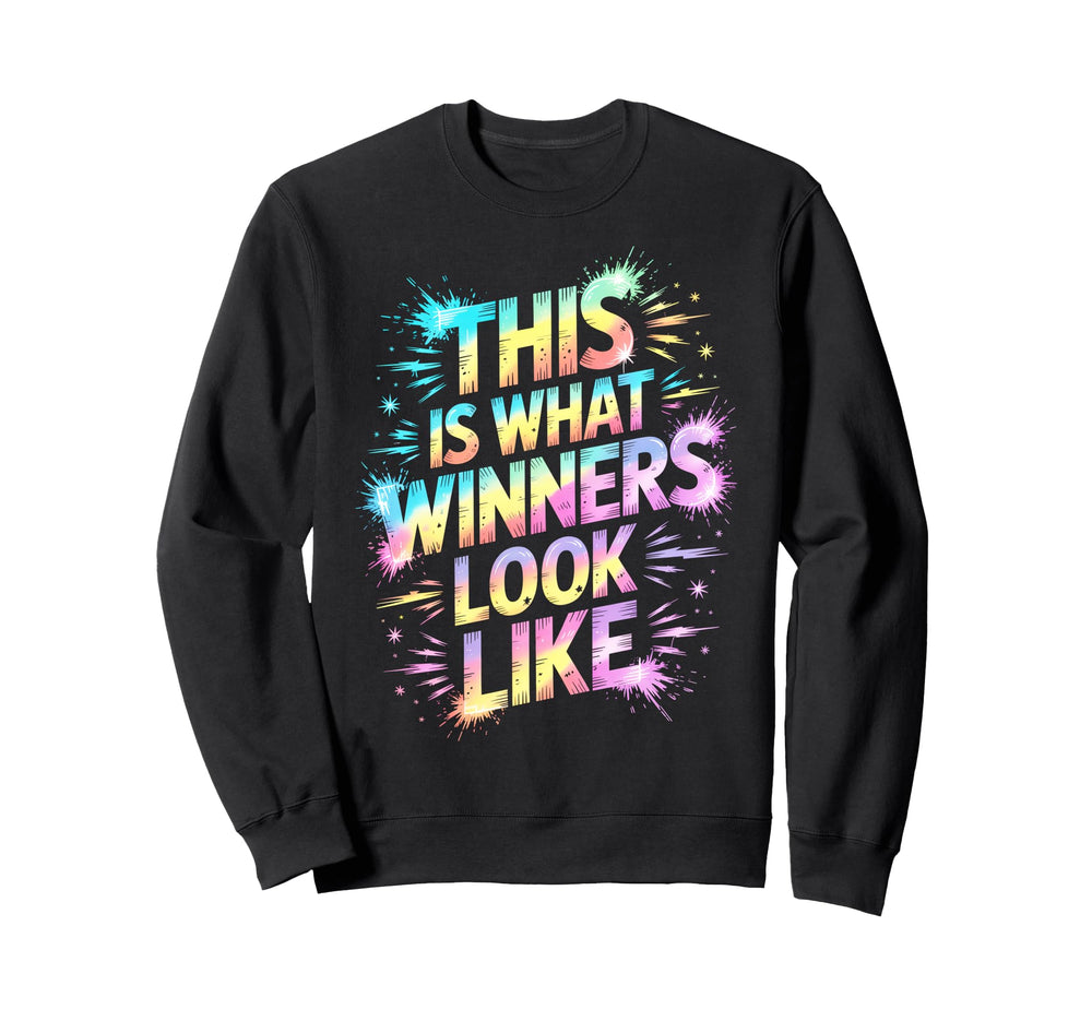 This Is What Winners Like Sweatshirt - Fun Novelty Design for Adults