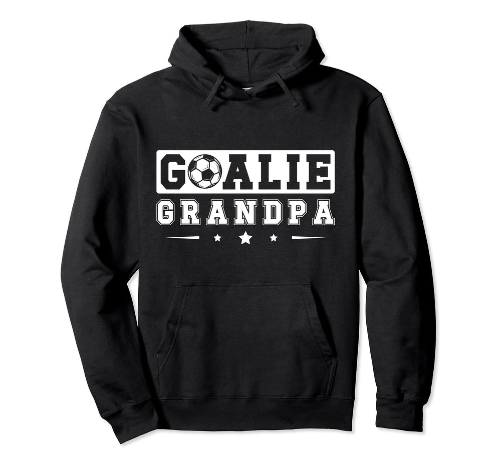 Soccer Goalie Grandpa Soccer Hoodie - Minimalist Print Men Women
