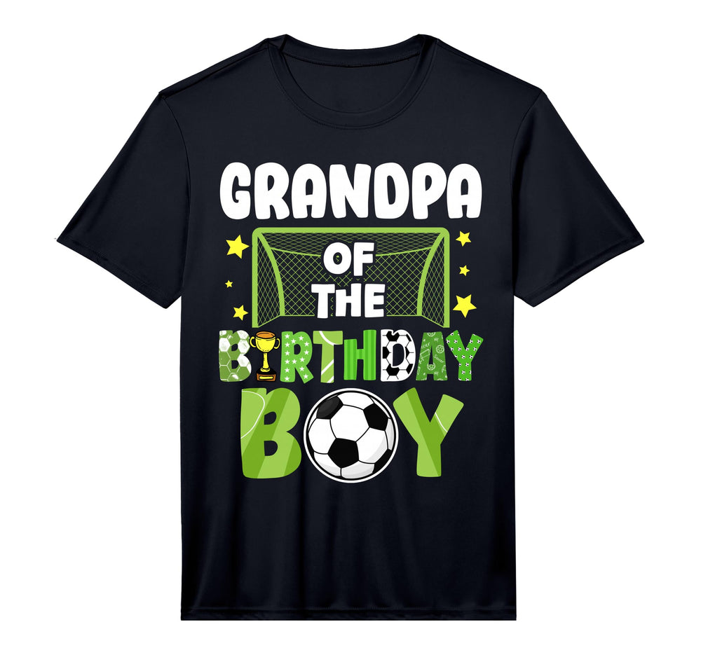 Mens Soccer Grandpa Birthday Party Soccer T-Shirt - Graphic Print Unisex