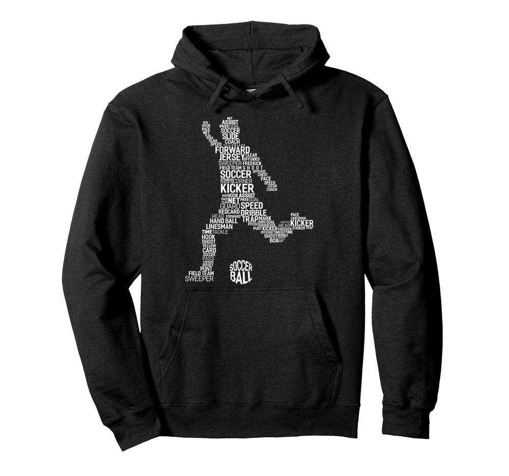 Soccer Player Fan Hoodie - Graphic Print Unisex