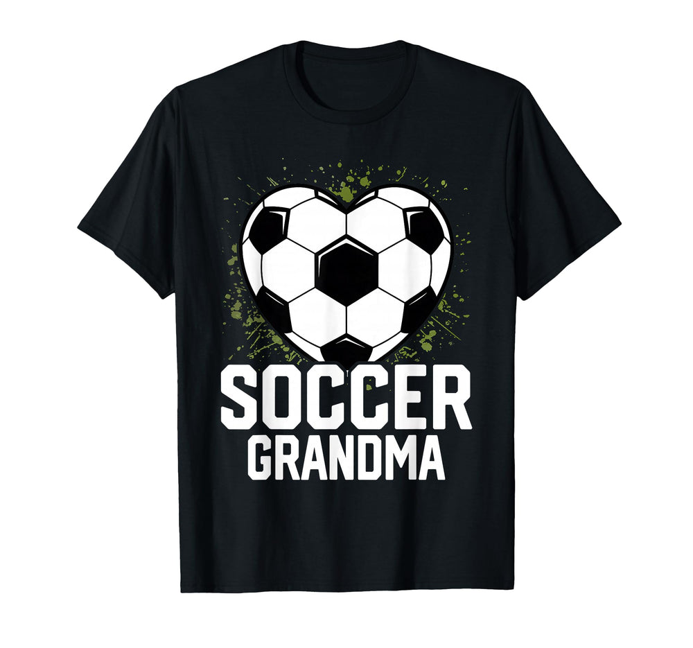 Soccer Grandma Soccer Heart T-Shirt - Unique Graphic for Adults