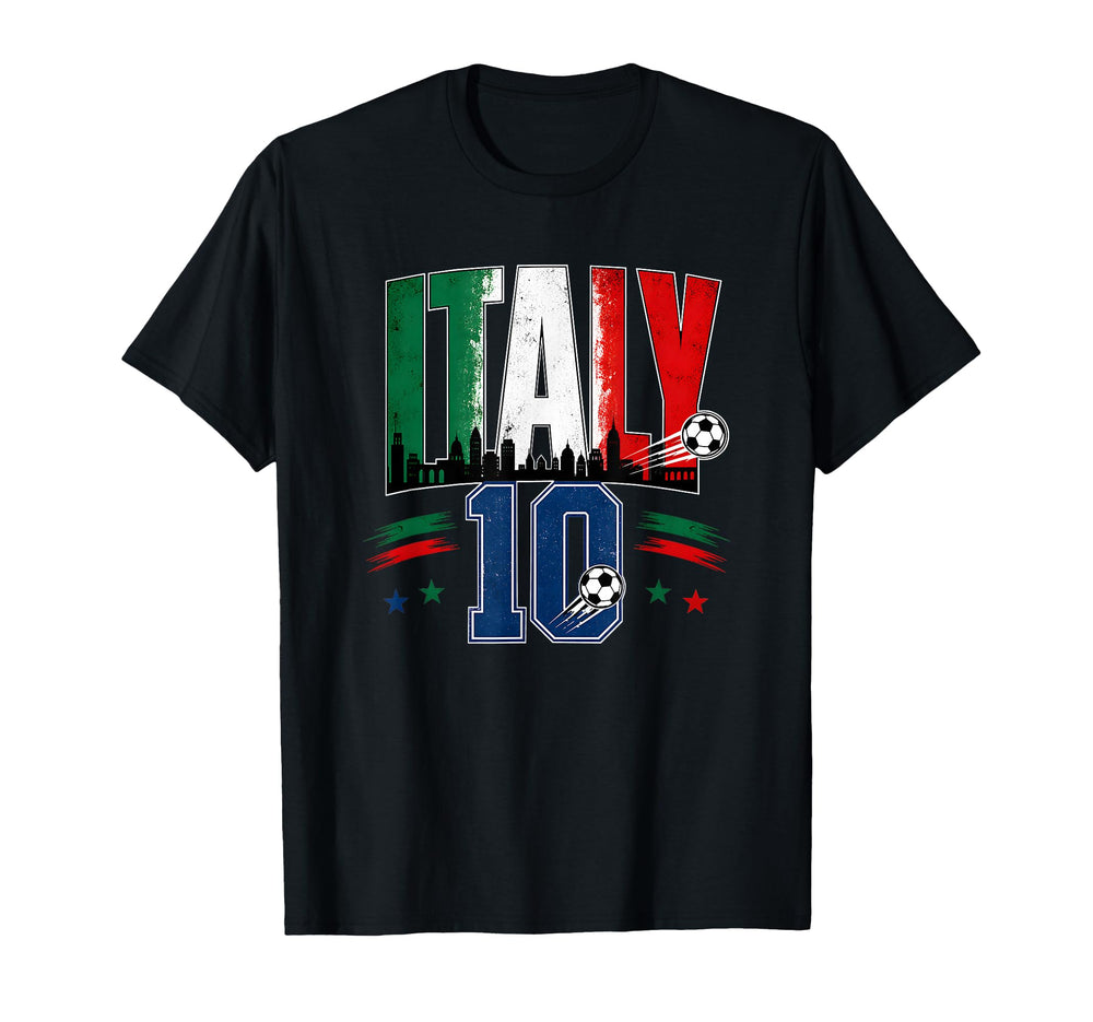 Italy Soccer Support Italia Football T-Shirt - Graphic Print Men Women