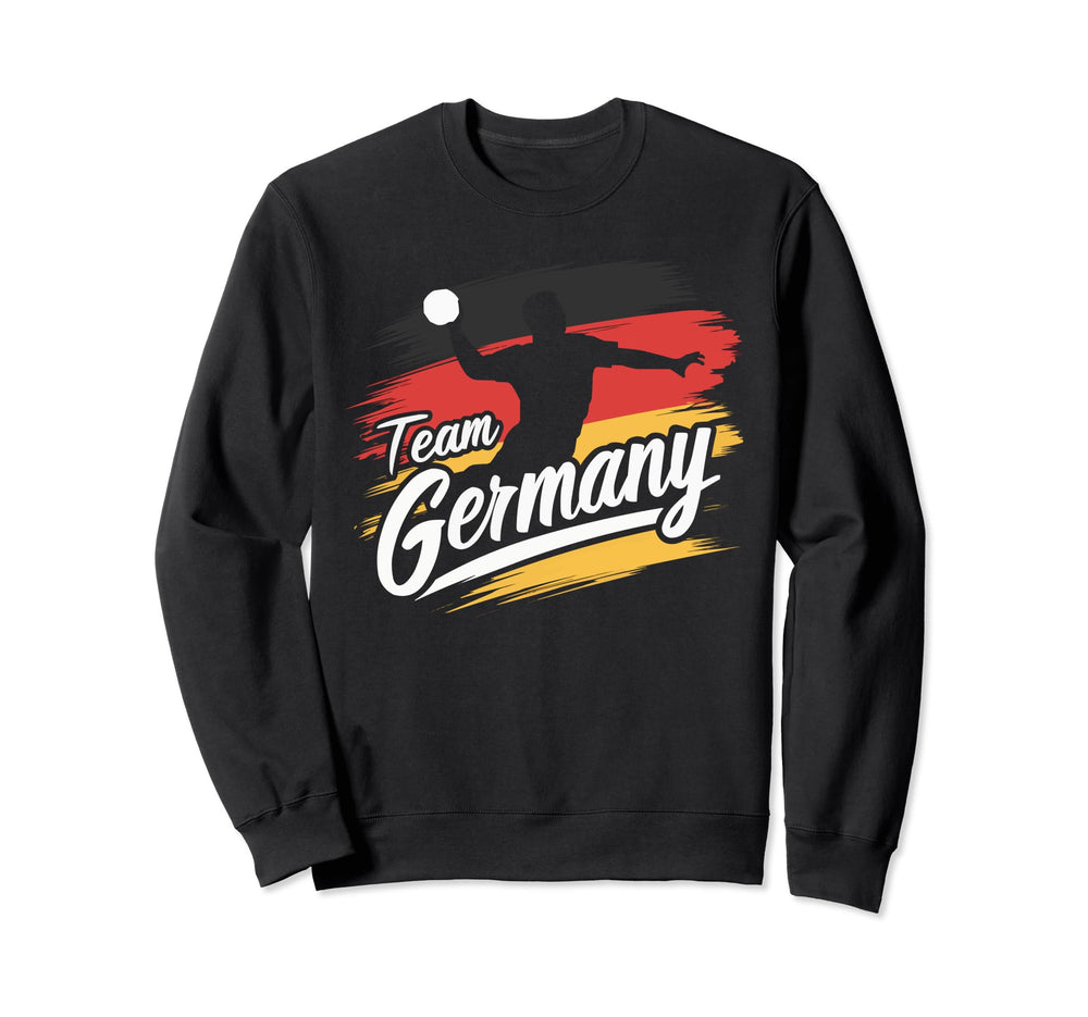 I Love Handball Player Sports Sweatshirt - Minimalist Print Unisex