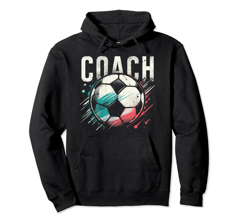 Soccer Coach Training Coaching Football Hoodie - Graphic Print for Adults