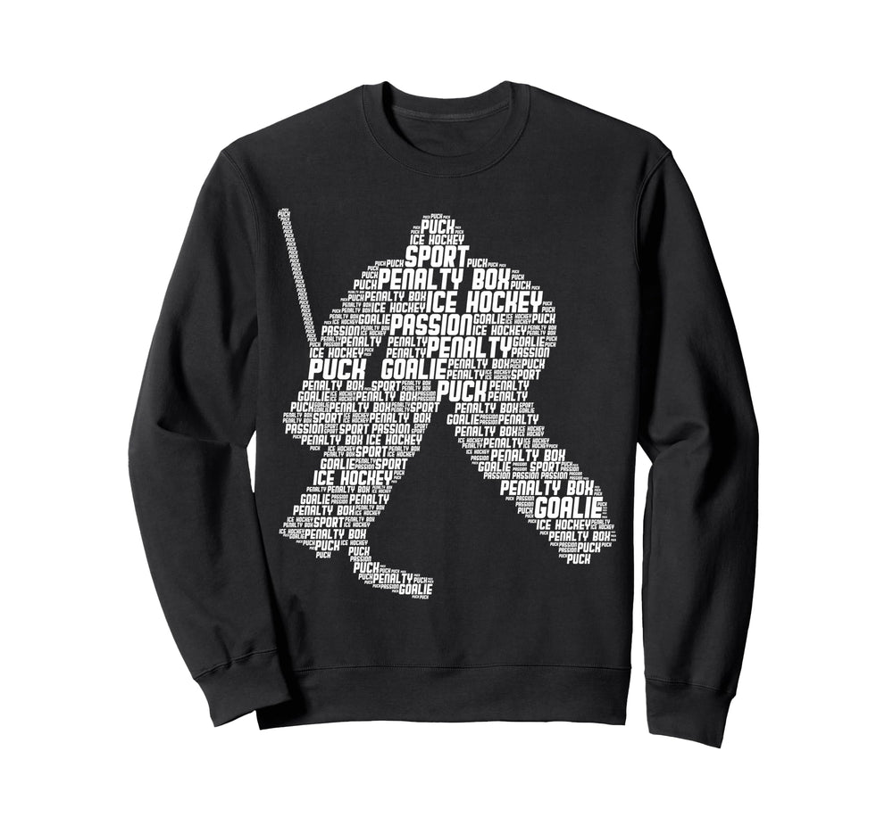 Ice Hockey Goalkeeper Ice Hockey Sweatshirt - Aesthetic Graphic Unisex