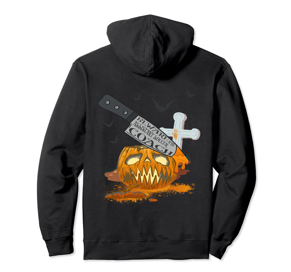 Assistant Soccer Coach Funny Halloween Hoodie - Unique Graphic for Adults
