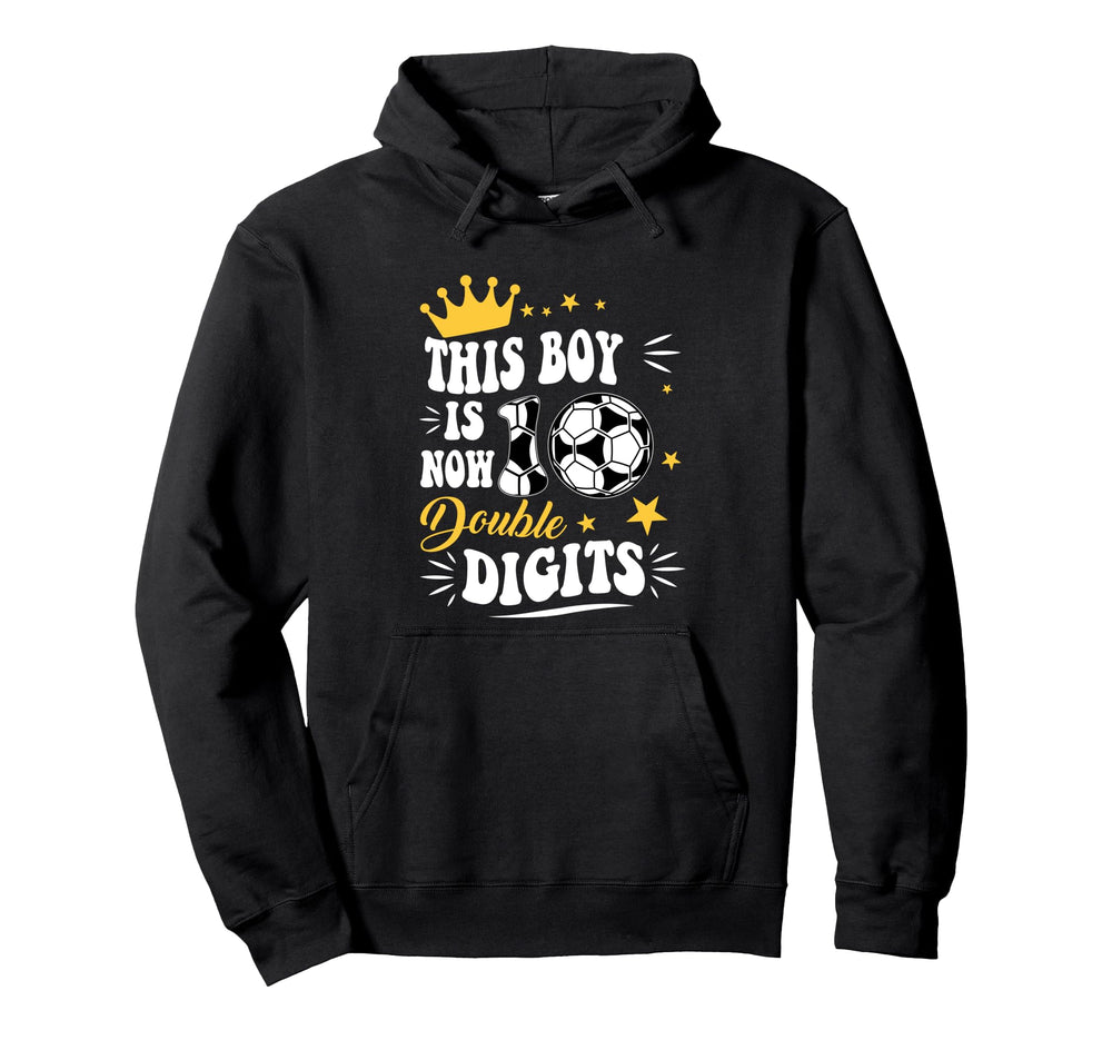 This Now 10 Double Digits Soccer 10 Hoodie - Graphic Print for Adults
