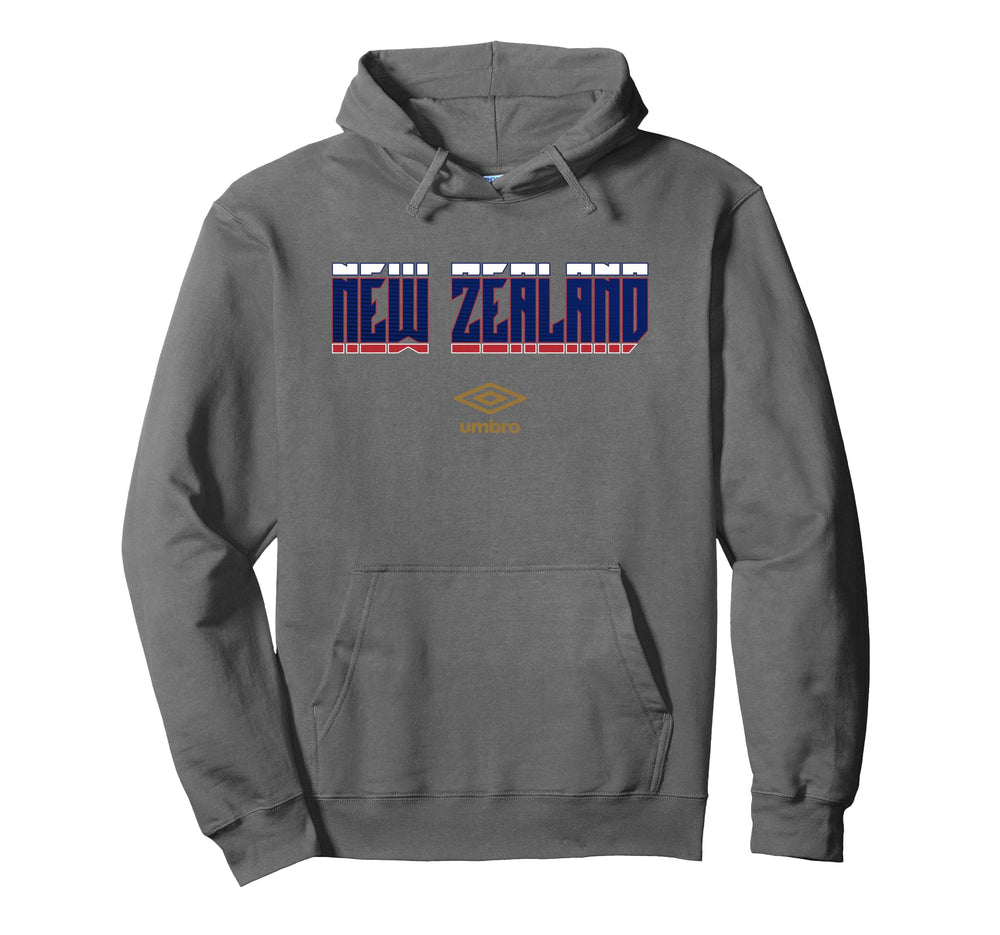 Umbro International Soccer New Zealand Hoodie - Novelty Apparel Unisex