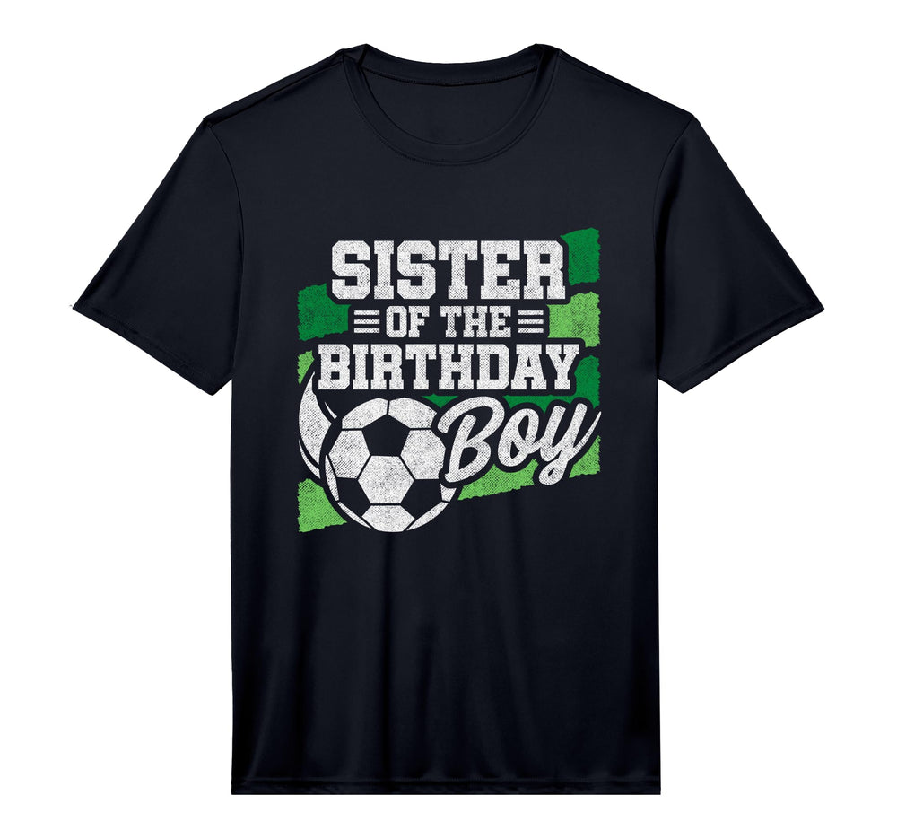 Birthday Sister Soccer Birthday T-Shirt - Streetwear Style for Adults