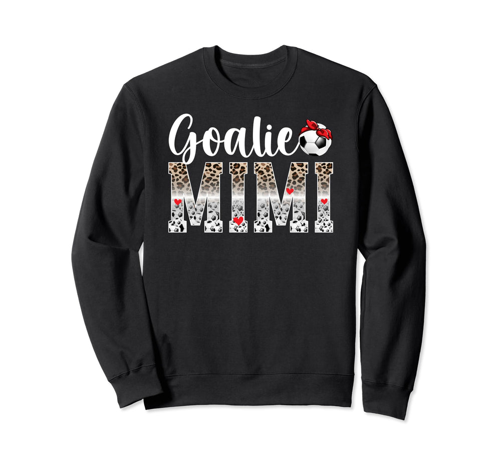 Soccer Goalie Mimi Leopard Sweatshirt - Casual Everyday Wear Men Women