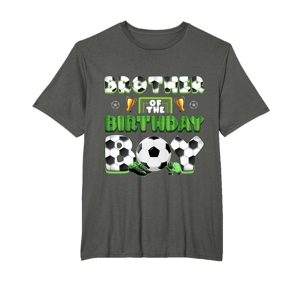 Brother Birthday Soccer Group Family T-Shirt - Unique Graphic Unisex